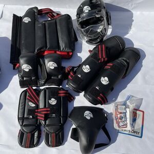 Size Large MITA Taekwondo Martial Arts Duffle Bag and Sparring Compete Gear